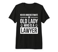 Old Lady Who is Lawer Premium T-Shirt