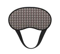Old License Plate Print Adults Washable Eye Mask for Nap Light Blocking for Home Hotel Airplane Camping