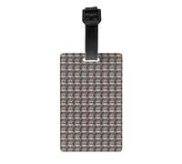 Old License Plate Print Luggage Tag for Suitcases Identification Travel Bag Tags Easy-to-Identify Labels Set