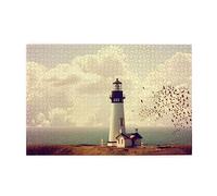 Old Lighthouse Old Lighthouse Picture Puzzle Puzzles For Adults 3d Puzzles 1000 Piece Jigsaw Puzzles Wooden Puzzles For Adults Kids Puzzles Puzzle Fun Puzzles
