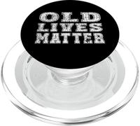 OLD LIVES MATTER active older people retirees seniors happy PopSockets PopGrip for MagSafe