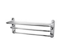 Old London 3 Tier Towel Rack | Chrome | Mild Steel | 663mm x 260mm x 237mm
