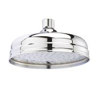 Old London Apron Fixed Shower Head | Chrome | Stainless Steel | 195mm