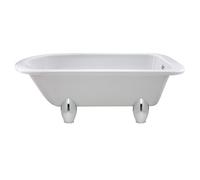 Old London Barnsbury Single Ended Freestanding Bath with Deacon Legs | White | Acrylic | 1700mm