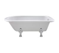Old London Barnsbury Single Ended Freestanding Bath with Pride Legs | White | Acrylic | 1700mm