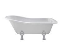 Old London Brockley Single Ended Freestanding Bath with Pride Legs | White | Acrylic | 1500mm
