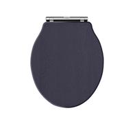 Hudson Reed Old London Twilight Blue Chancery Soft Close Toilet Seat L