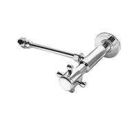 Old London Cistern Cut Off Valve | Chrome | Stainless Steel | 235mm x 60mm x 146mm