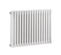 Hudson Reed Colosseum 600x786mm White 950W 3 Column Traditional Radiat