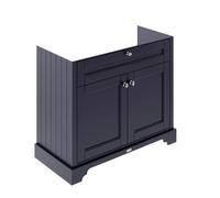 Old London Floor Standing 2 Door Basin Unit 1000mm-Twilight Blue
