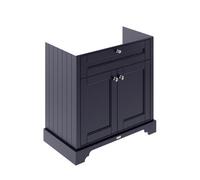 Old London Floor Standing 2 Door Basin Unit 800mm-Twilight Blue