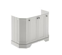 Old London Floor Standing Vanity Unit, Durable 4 Angled Door Sink Cabinet With Shelf