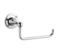 Old London Hooked Bar Toilet Roll Holder | Chrome | Brass | 172mm x 93mm x 79mm