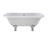 Old London Kenton Double Ended Back to Wall Freestanding Bath with Corbel Legs | White | Acrylic | 1700mm