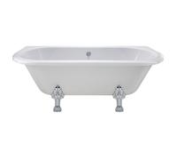 Old London Kenton Double Ended Back to Wall Freestanding Bath with Pride Legs | White | Acrylic | 1700mm