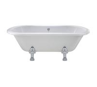 Old London Kingsbury Double Ended Freestanding Bath with Pride Legs | White | Acrylic | 1500mm