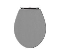 Old London LOS299 Richmond | Traditional Bathroom Soft Close Top Fix Toilet Seat, 60mm x 373mm x 460mm, Storm Grey
