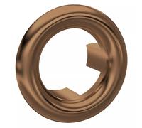 Old London Oval Overflow Cover | Brushed Bronze | ABS | 30mm x 30mm x 15mm