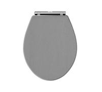Hudson Reed Old London Carlton Toilet Seat - Storm Grey, Grey