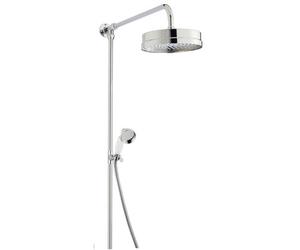 Old London Traditional Luxury Rigid Riser Shower Kit | Chrome | Brass | 160mm x 1081mm x 635mm