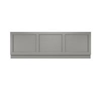 Old London Woodgrain Bath Front Panel | Storm Grey | MDF | 1700mm