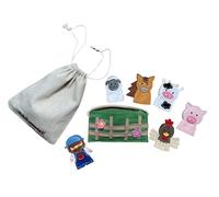 Old MacDonald Had A Farm Nursery Rhyme Finger Puppet Farm Animal Finger Puppets for Kids