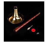 Old Mahogany Pole Suona Set For Adults Chinese Traditional Folk Woodwind Instrument Suona Set (Color : D key)