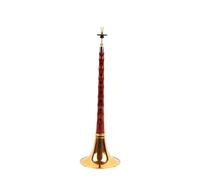 Old Mahogany Suona Instrument For Beginners Professional Folk Trumpet Player Playing In The Key Of D