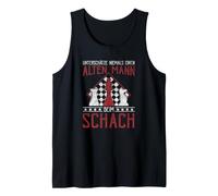 Old Man Chess Player Chess Humour Tank Top