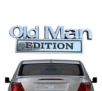 Old Man Edition Car Emblem | 3D Metal Emblem Sticker Badge | Vintage Car Badge Adhesive Bumper Sticker | Classic Auto Emblems Retro Vehicle Insignias Cars Decorations Decal
