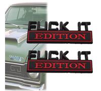 Old Man Edition Emblem Sticker - Funny Fack-IT Waterproof Bumper, Tailgate Decal with Strong Adhesive for Cars, Trucks, Motorcycles, SUV (COLOR-F)