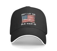 Old Man Hat Don't Let Old Man in Hat Men Dad Hats Fashionable Caps, Black, One size