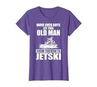 Old Man How To Jetski Cool Funny Jet-Ski Jet Skiing T-Shirt