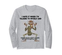 Old Man I Hate IT When I’M Talking to Myself Sarcastic Long Sleeve T-Shirt