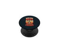 Old Man Mechanic Team Dad Garage Repair Car Mechanics PopSockets Adhesive PopGrip