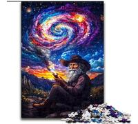 Old Man of The Universe Jigsaws Puzzles 1000 Pieces for Adults Gifts, Suitable for Ages 14 And Up Toy Wall Decor Birthday And Unique Gifts (26x38cm)