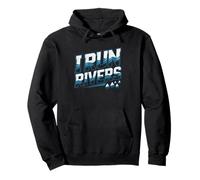 Old Man River Runner Prefers Class Five Over Fishing Kayaker Pullover Hoodie