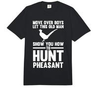 Old Man Show You How to Hunt Pheasant Pheasant Comfort Colors Adult Heavyweight T-Shirt