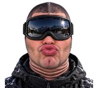 Old Man Ski Mask, Funny Realistic Face Printed Mask for Men Women | Novelty Full Face Neck Cover, Winter Windproof Warm Headwear, Funny Party Prank Gift, Outdoor Cycling Skiing Snowboarding