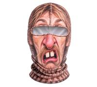 Old Man Ski Mask, Funny Realistic Face Printed Mask for Men Women | Novelty Full Face Neck Cover, Winter Windproof Warm Headwear, Funny Party Prank Gift, Outdoor Cycling Skiing Snowboarding