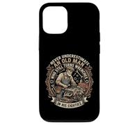 Old Man Turns Wrenches In His Eighties Vintage Mechanic Case for iPhone 12/12 Pro