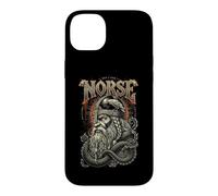 Old Man Viking Warrior Raven Runes Norse Mythology Case for iPhone 14 Plus