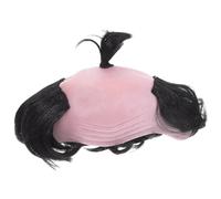 Old Man Wig, Bald Wig Comfortable Bald Cap with Hair on the Sides Old Man Funny for Halloween Costume, Cosplay & Party Supplies