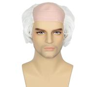 Old Man Wig Bald with Hair on Sides Balding Wig Grandpa Bald Head Wigs Parties Dress Costume Fancy Cosplay Halloween