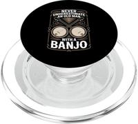Old Man with A Banjo Bluegrass Musician Country Music Banjo PopSockets PopGrip for MagSafe