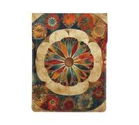 old Medallion Pattern Printed Laptop Sleeve Bag 13-Inch - Leather Laptop Sleeve Case Shockproof Protective Computer Cover Bag