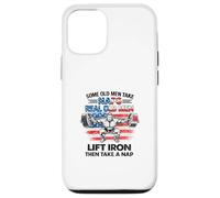 Old Men Gag Workout Fitness Exercise Weightlifting Gym Dad Case for iPhone 12/12 Pro