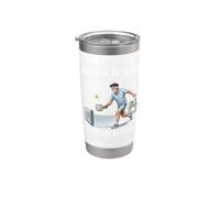 Old Men Playing Pickleball in His Seventies Stainless Steel Insulated Tumbler