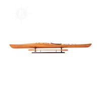 Old Modern Handicrafts Kayak Wooden Boat Model - Made from Premium Wood - A Museum Quality Model Boat for Home & Office -42.0L x 5.5W x 5.0H Inches
