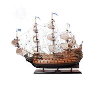 Old Modern Handicrafts Soleil Royal Tall Ship Model - Fully Assembled Ship Model - Premium Wood Decor for Home & Office - 36.0L x 11.0W x 33.0H Inches